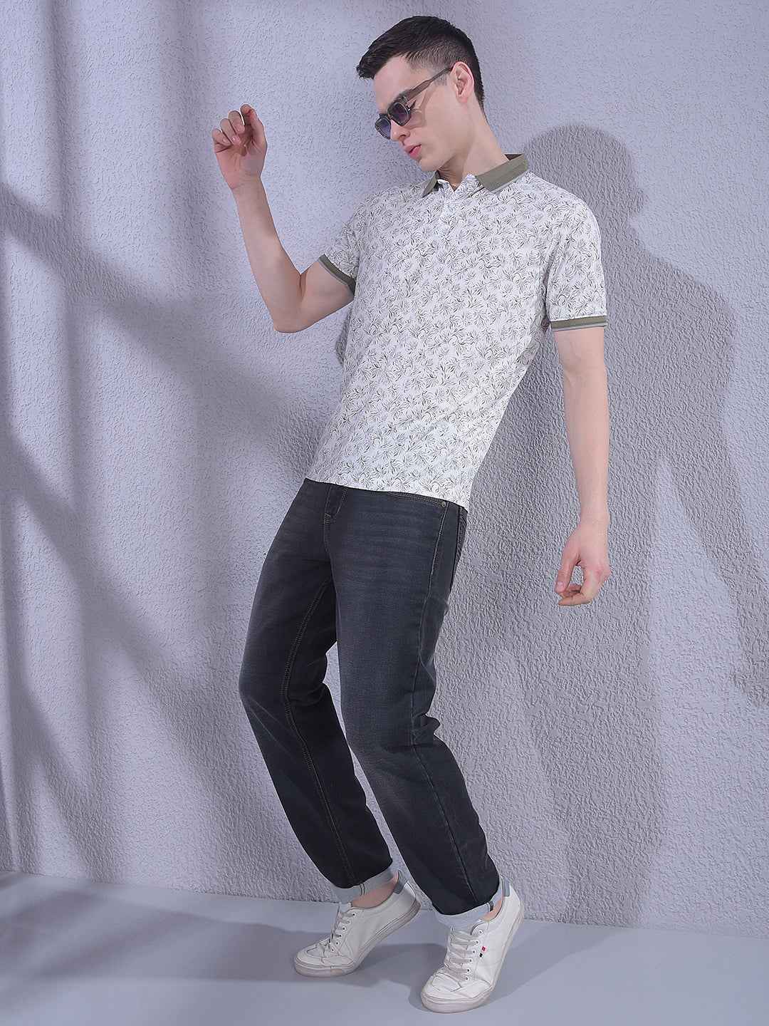 Grey Printed T-Shirt