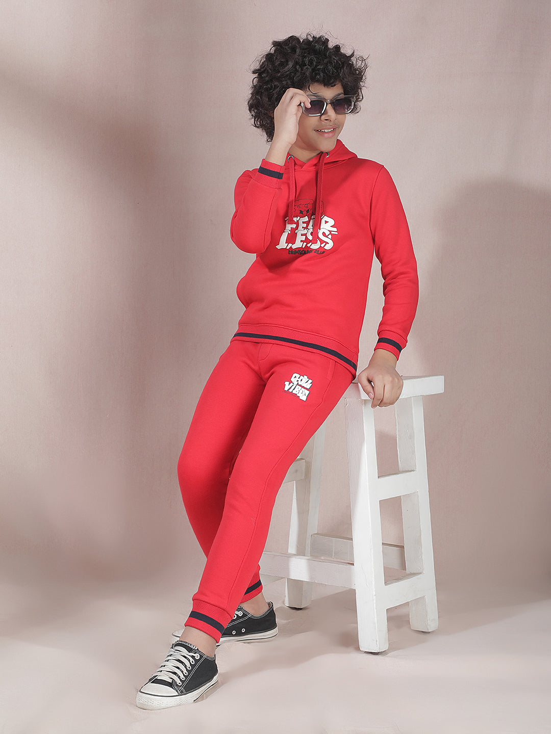 Cool Vibes Red Joggers