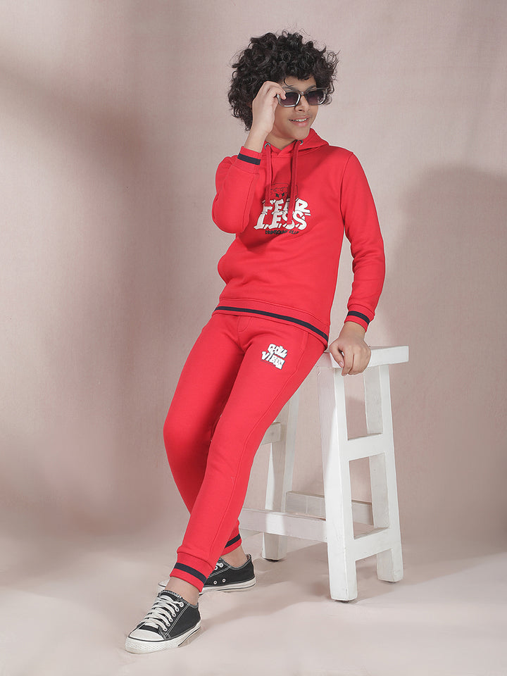 Cool Vibes Red Joggers