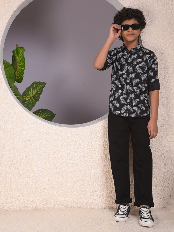 Snatched Black Straight Jeans