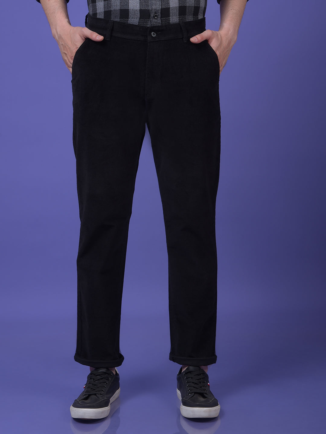 Black Corduroy Trousers