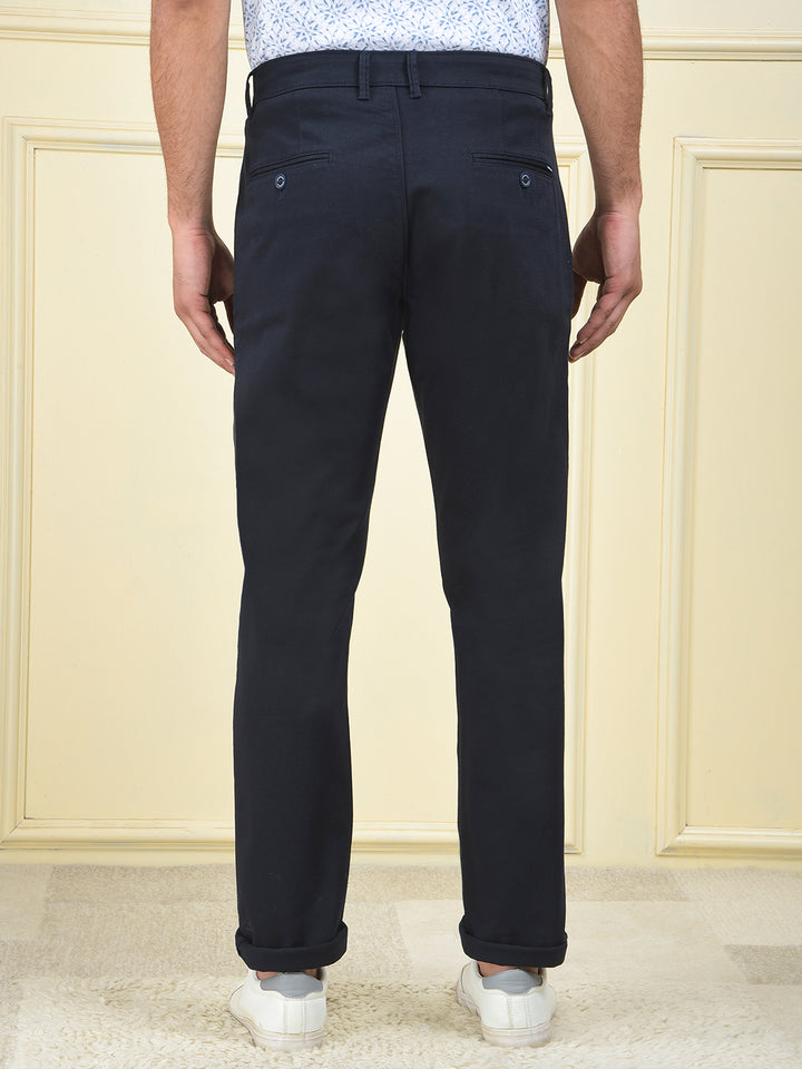 Bright Mode Navy Blue Trousers