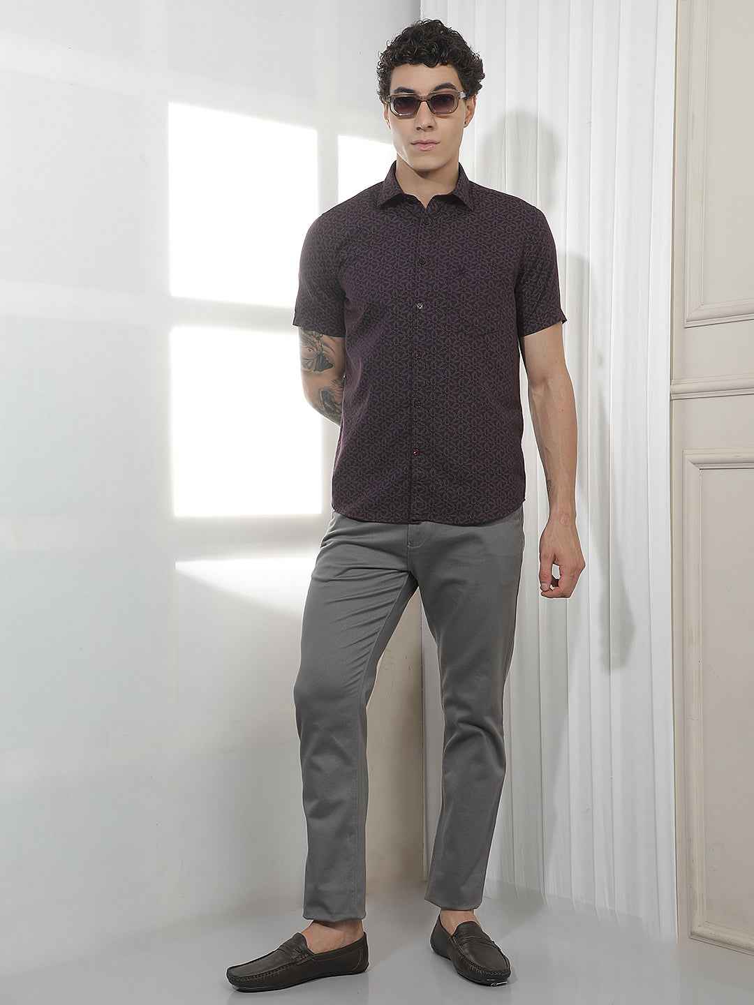 Classic Grey Casual Trousers