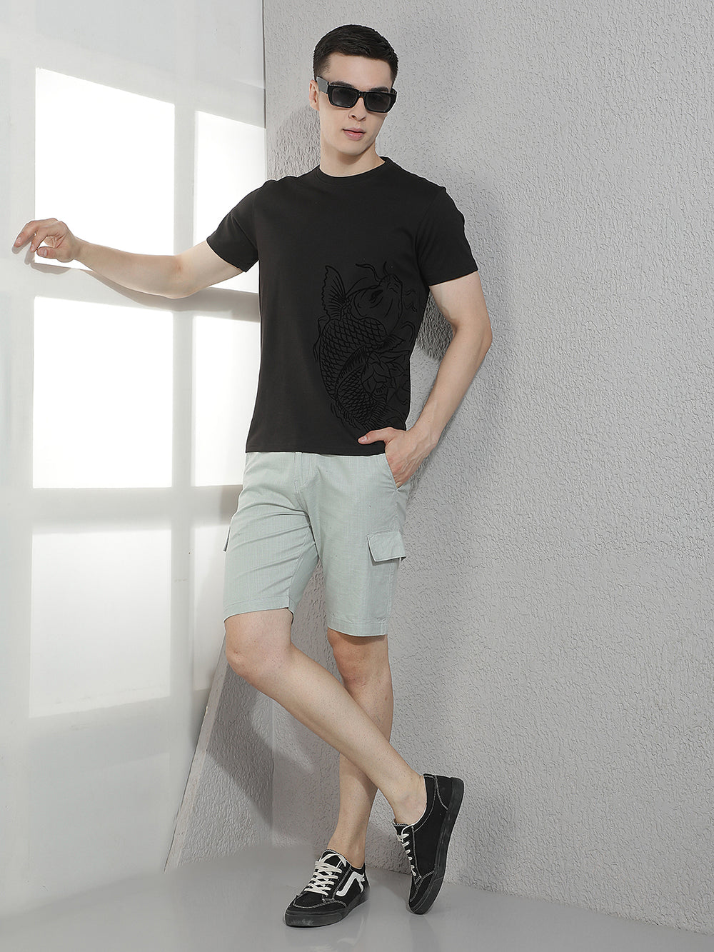 Olive 100% Cotton Shorts