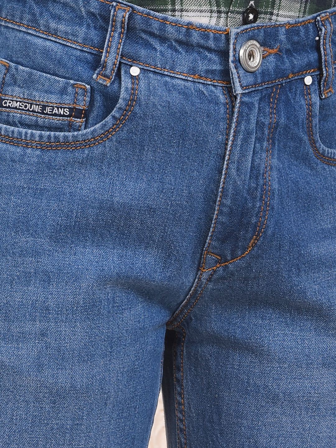 Swanky Navy Blue Straight Jeans