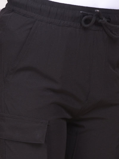 Stealth Flow Black Cargo Joggers