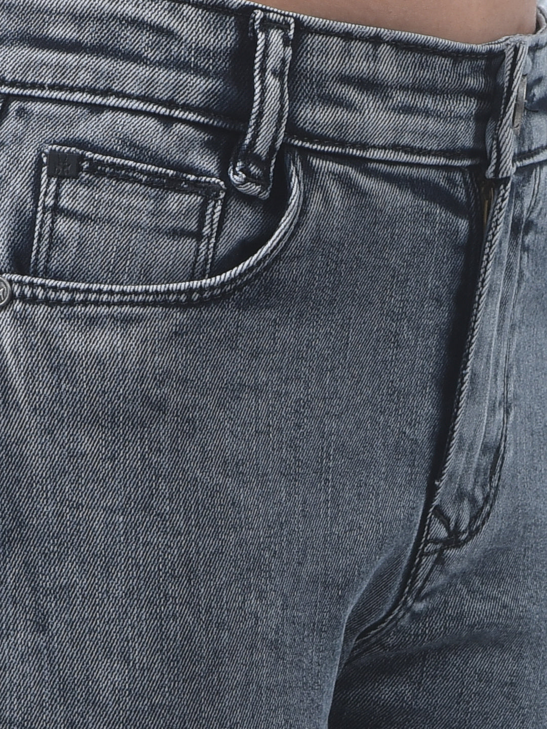 Sleek Grey Skinny Jeans