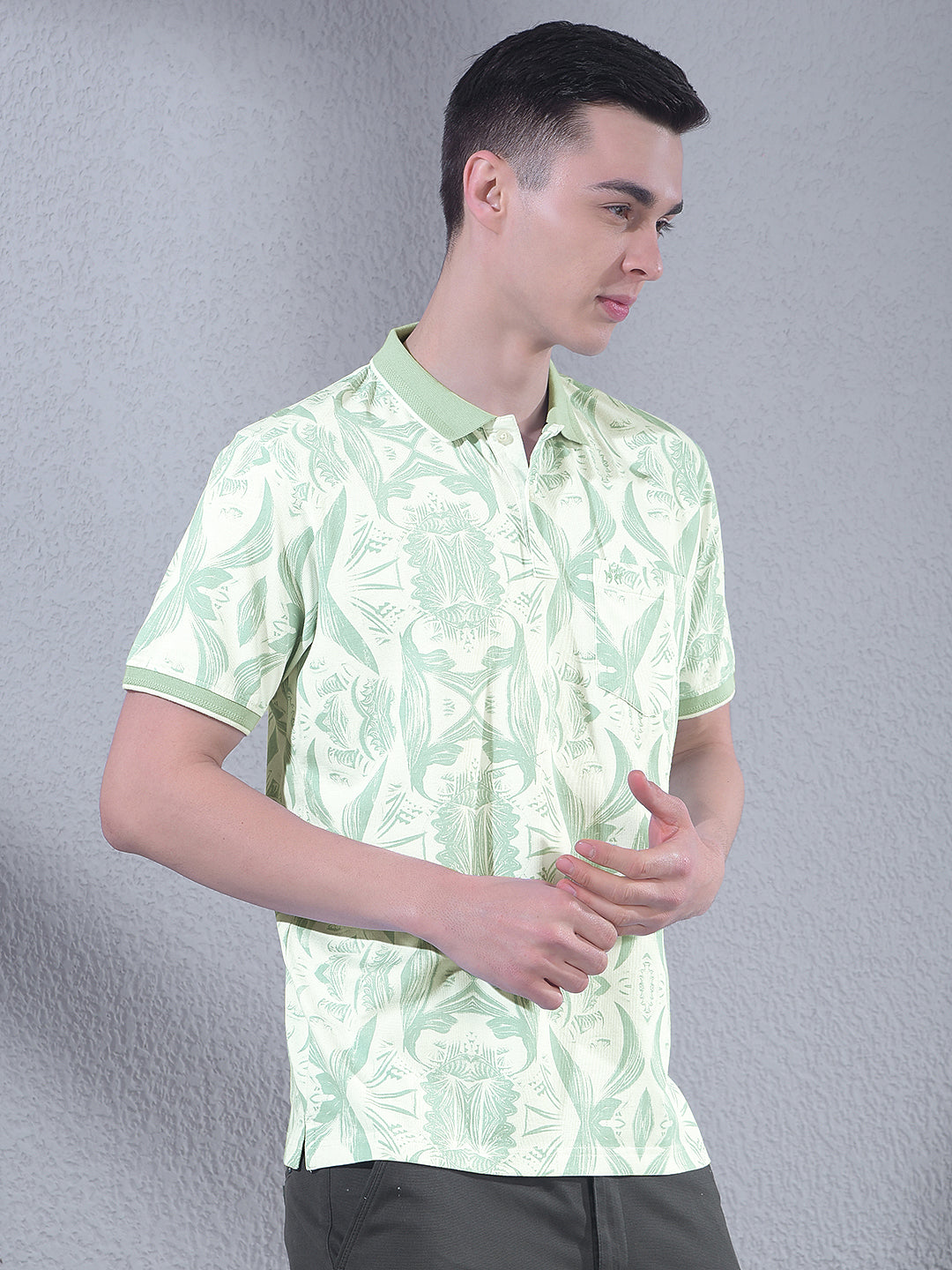 Green Printed T-Shirt