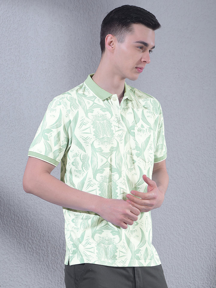 Green Printed T-Shirt