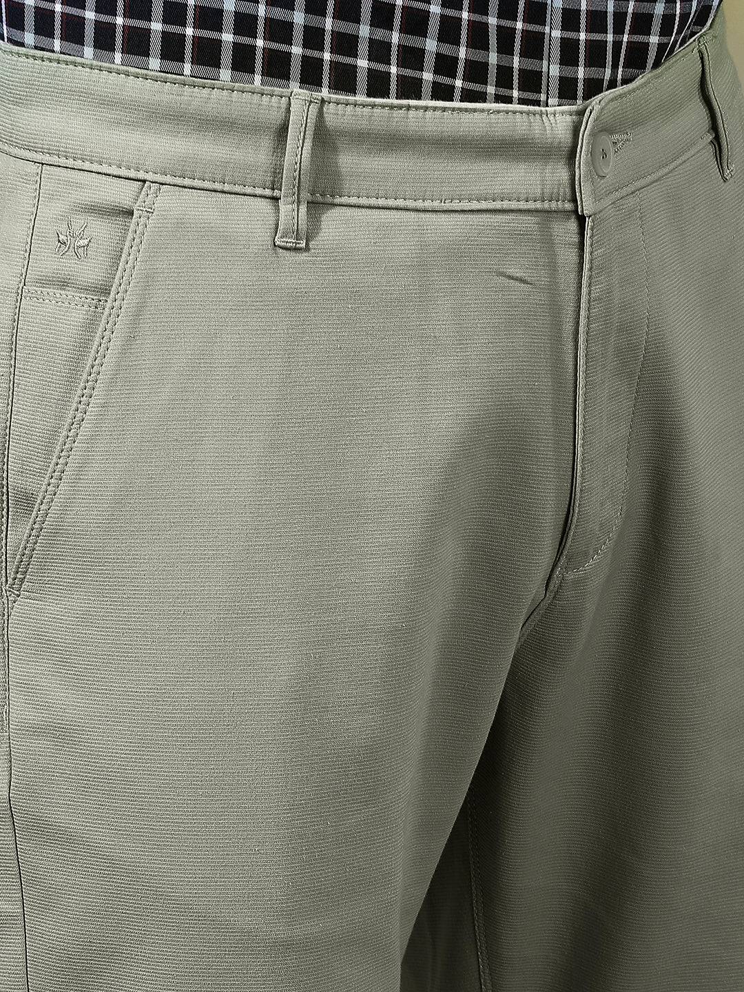 Minimalist Taupe Beige Knitted Trousers
