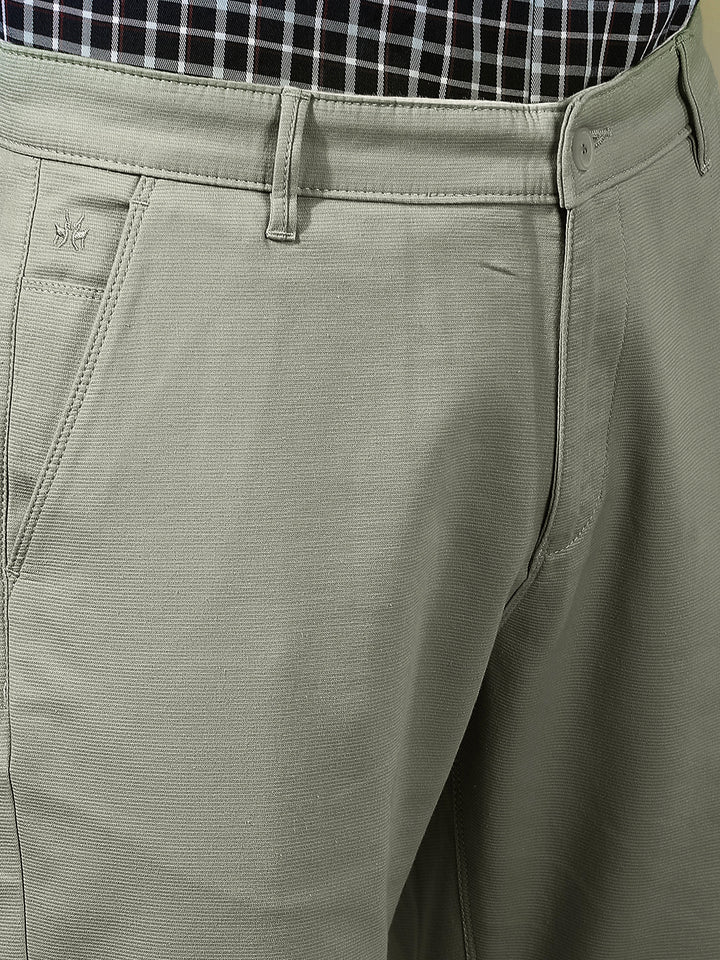 Minimalist Taupe Beige Knitted Trousers