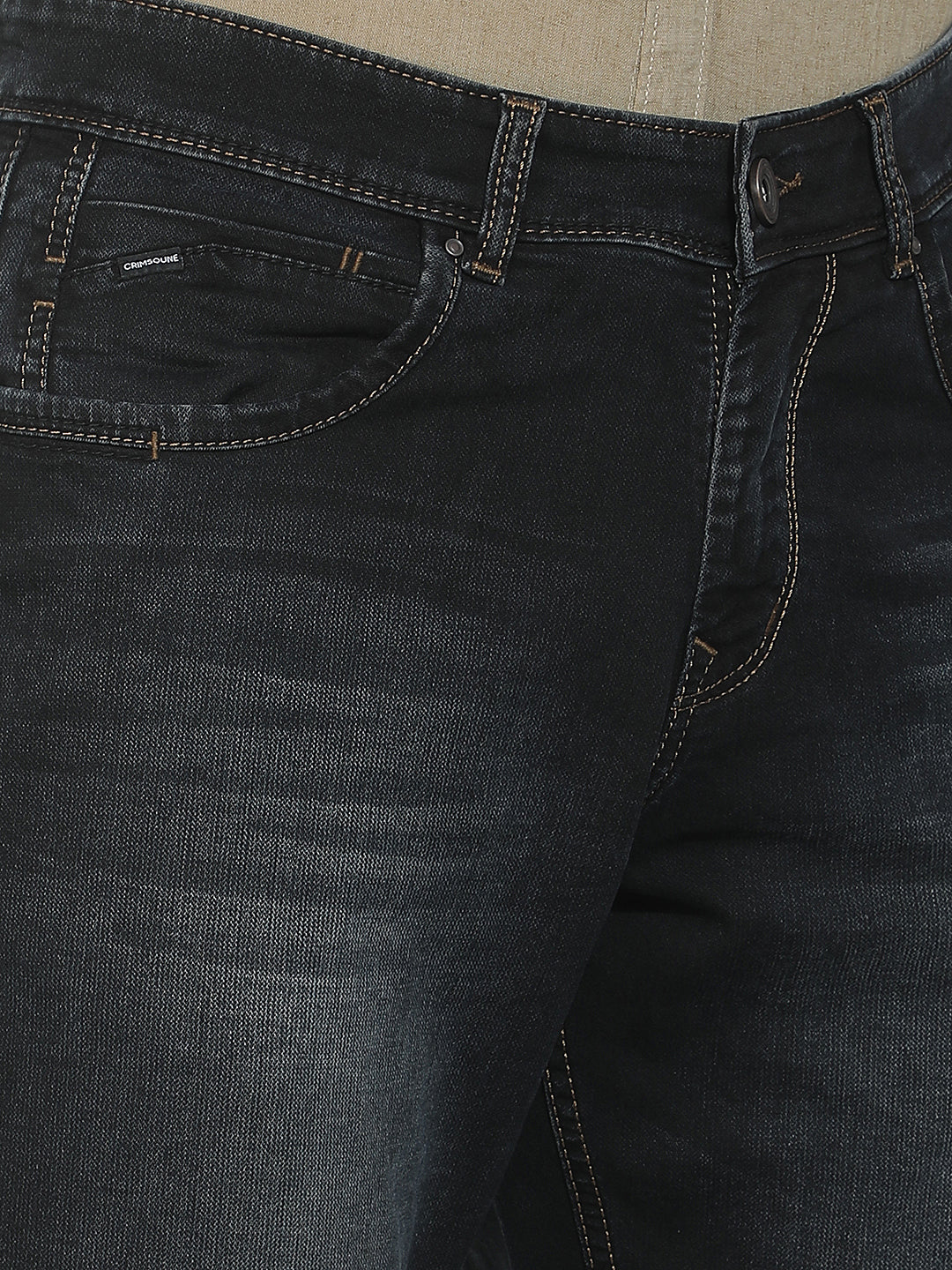 Modern Blue Stretch Casual Jeans
