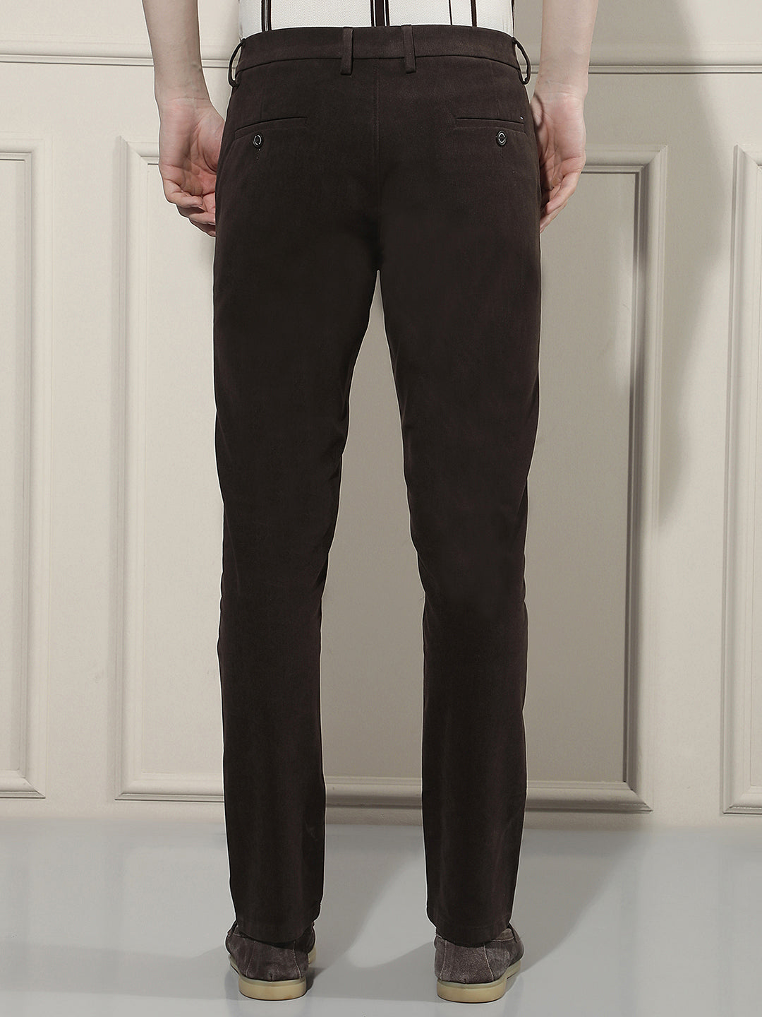 Classic Warm Brown Corduroy Trousers
