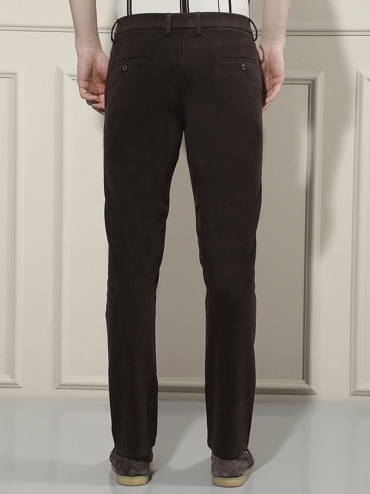 Classic Warm Brown Corduroy Trousers