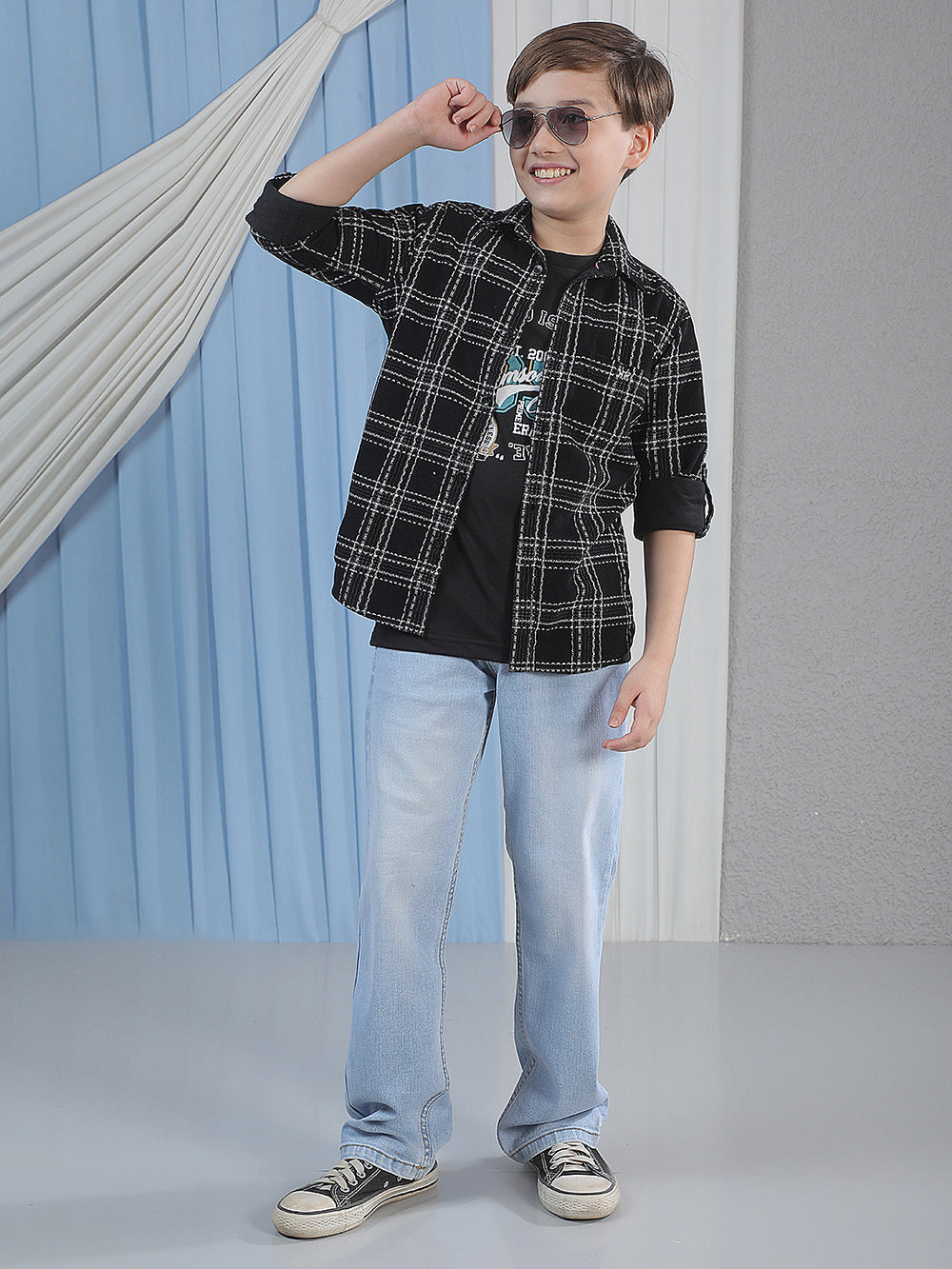 Midnight Blue Loose Baggy Jeans