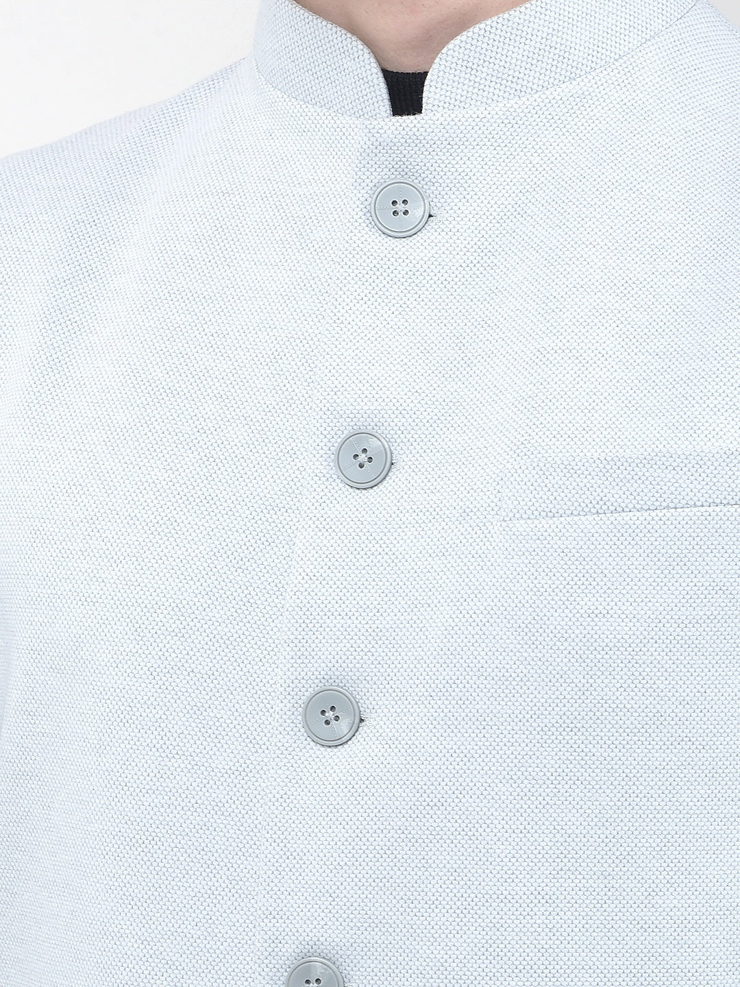 Athleisure Grey Jacquard Waist Coat