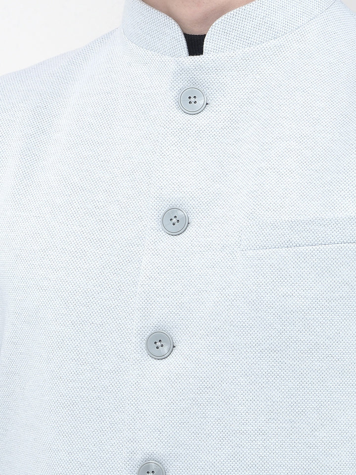 Athleisure Grey Jacquard Waist Coat