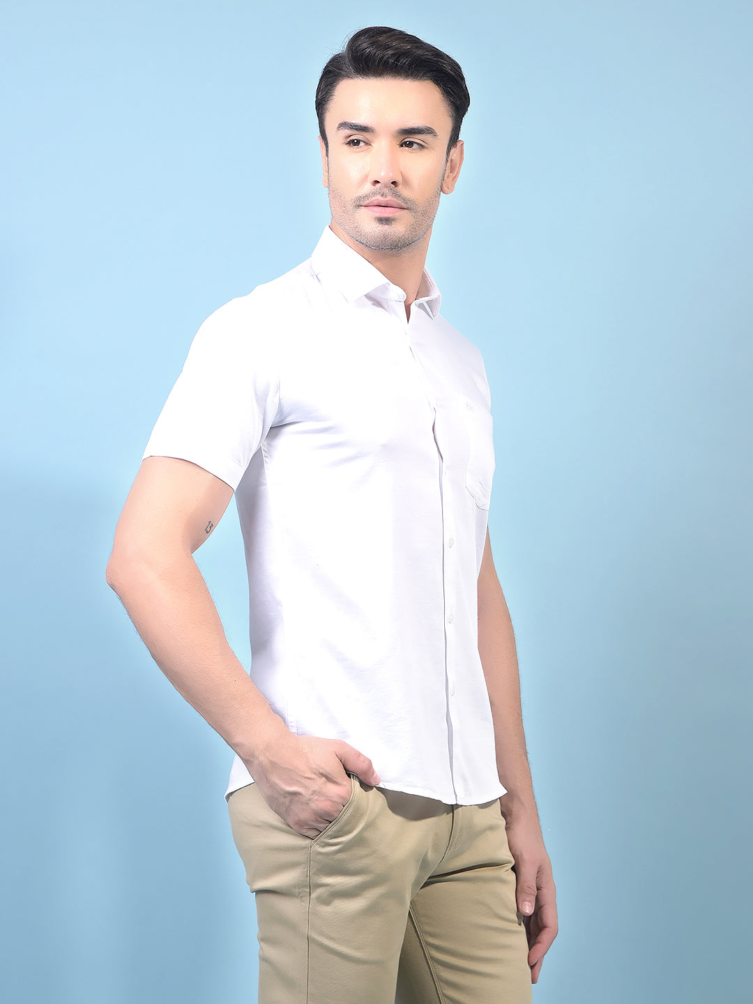 White Shirt-Men Shirts-Crimsoune Club