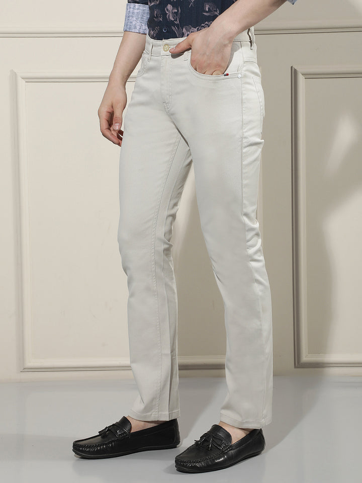 Chic Sand Beige Trousers