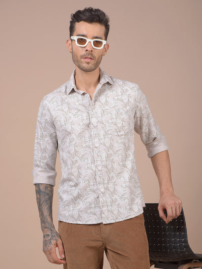 Pink Floral Print Shirt