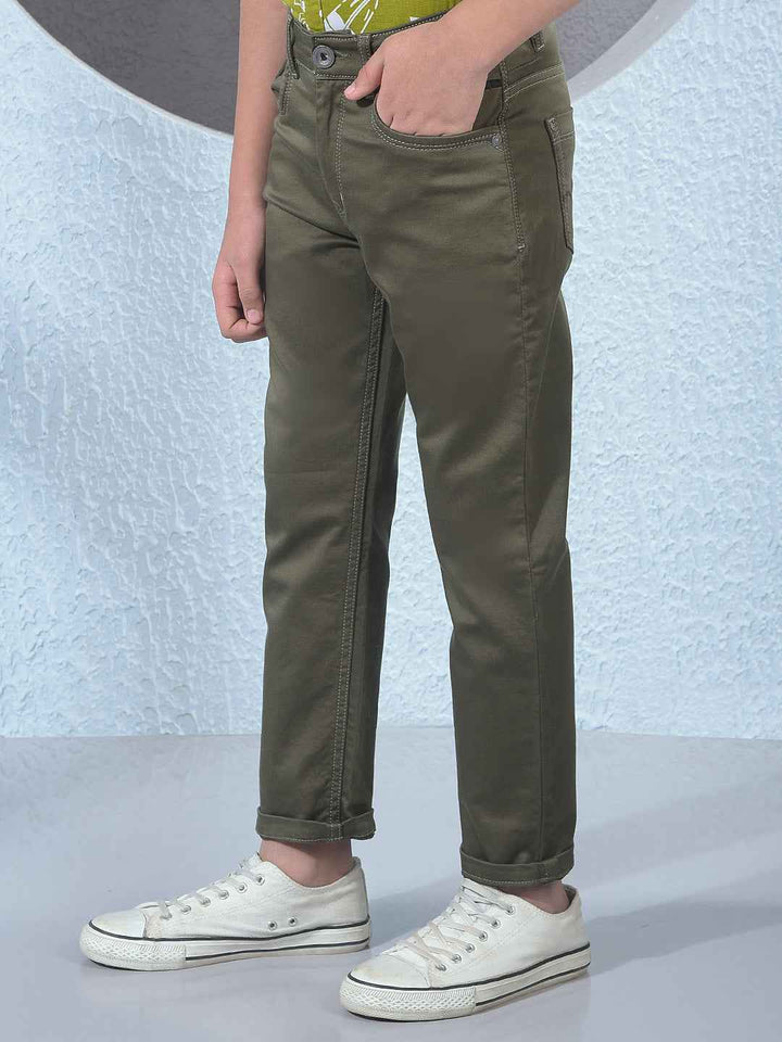 Olive Green Urban Pulse Jeans