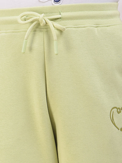 Lime Glow Relaxed Joggers