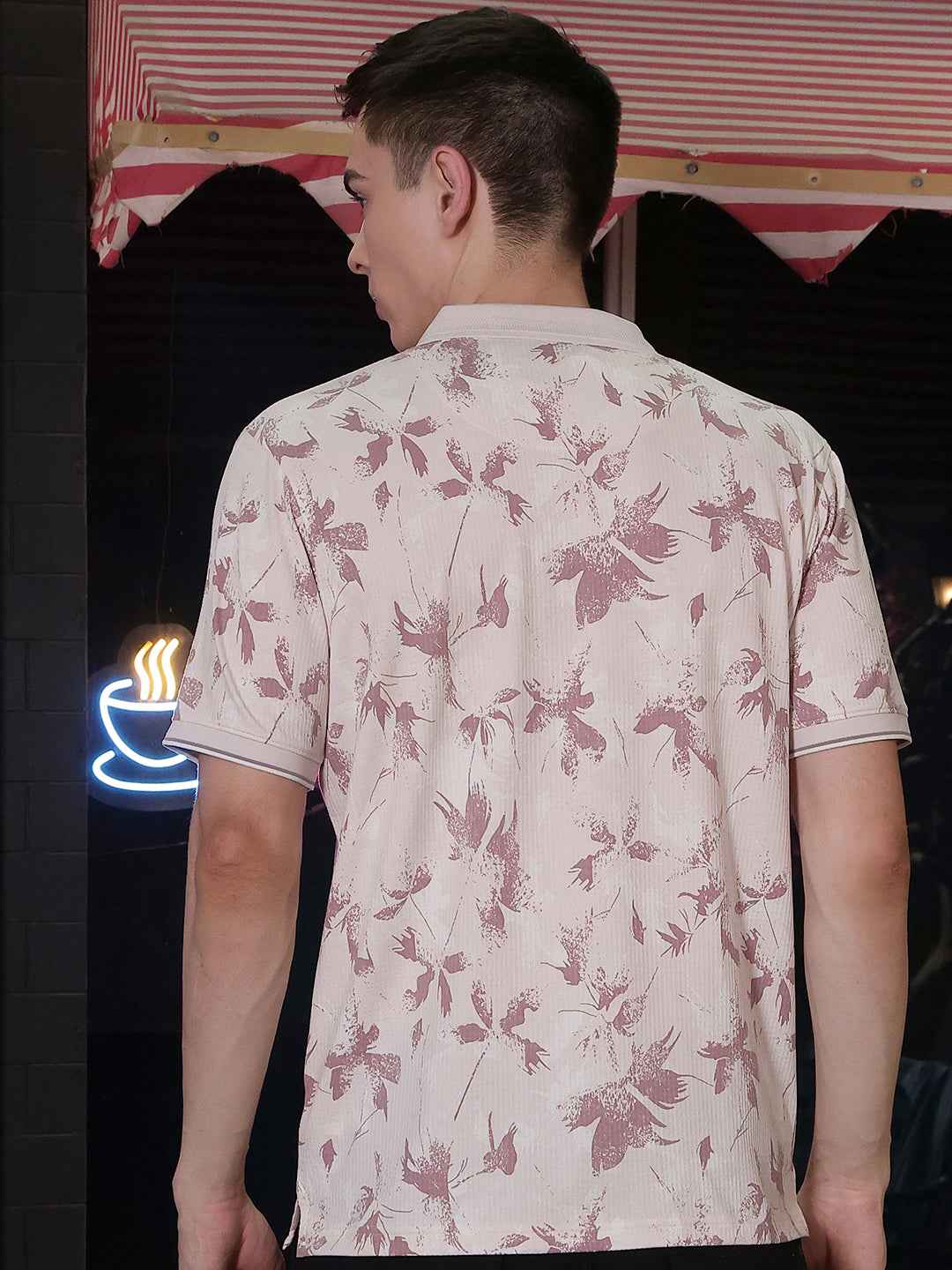 Pink Floral Print T-Shirt