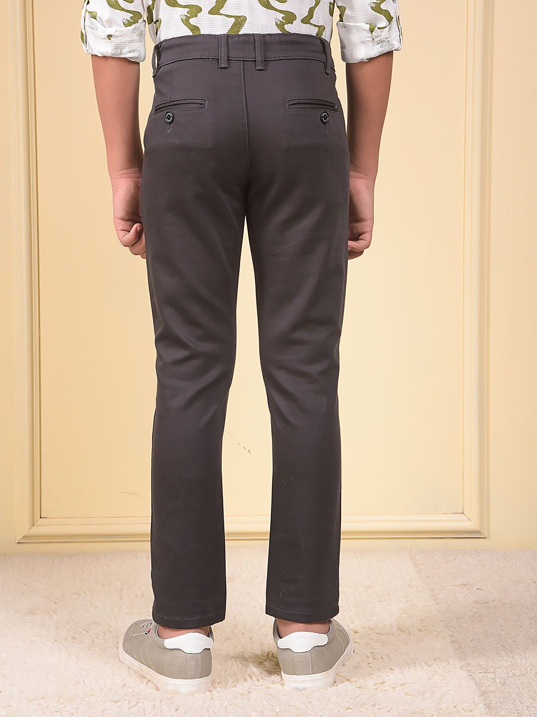 Olive Printed Trousers
