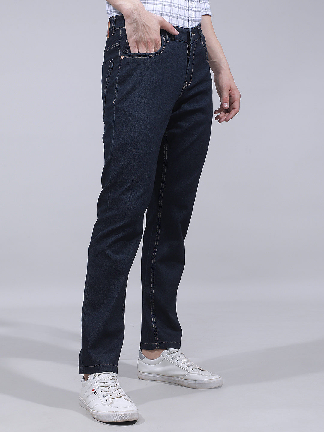 Electric Indigo Blue Jeans