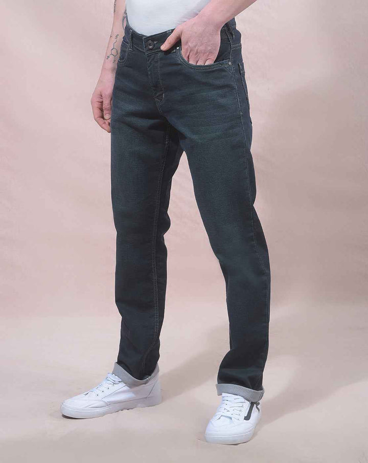 Sleek Indigo Street Style Jeans