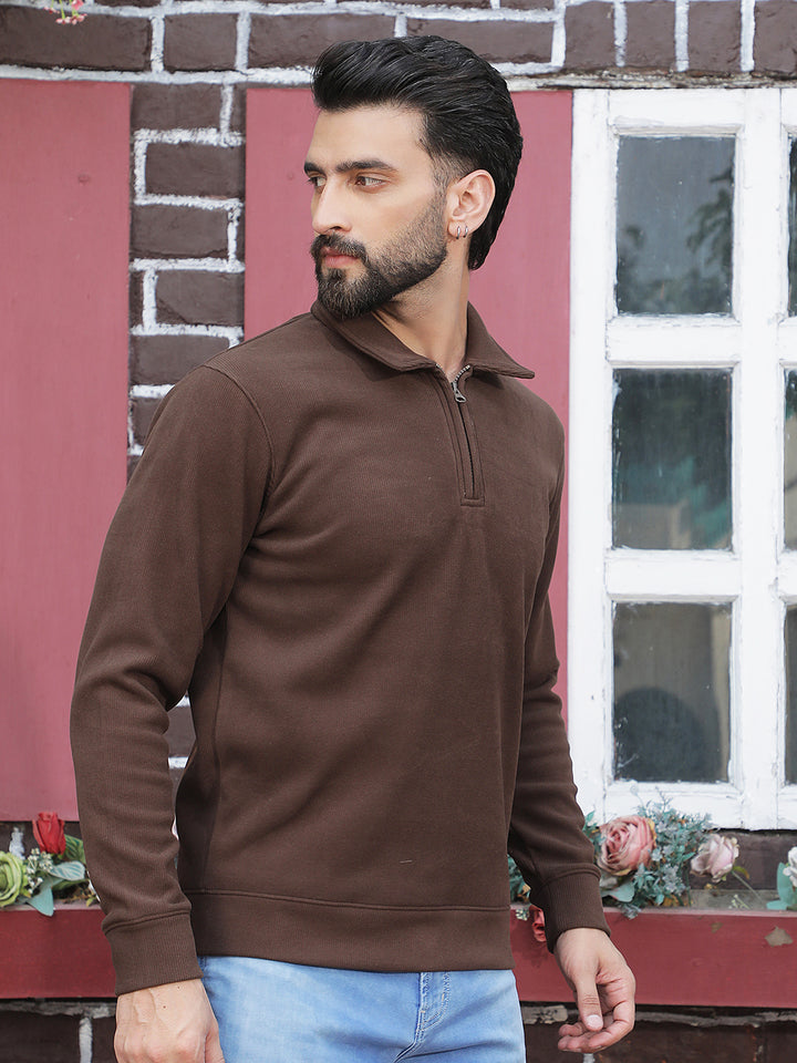 Luxe Mocha Brown Sweatshirt