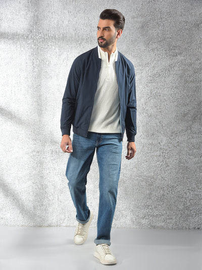 Navy Blue Reversible Jacket