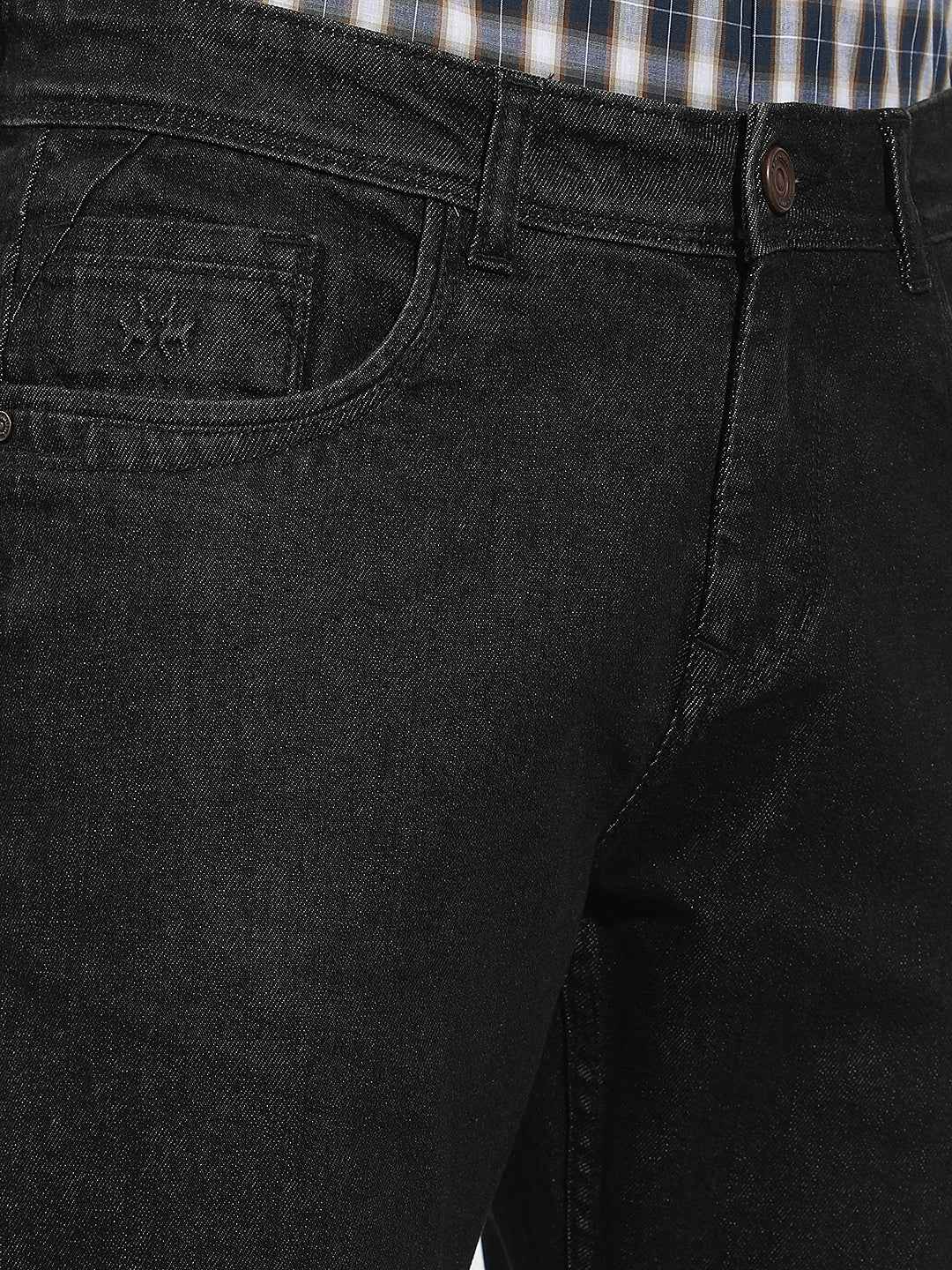 Grey Modern Straight Jeans