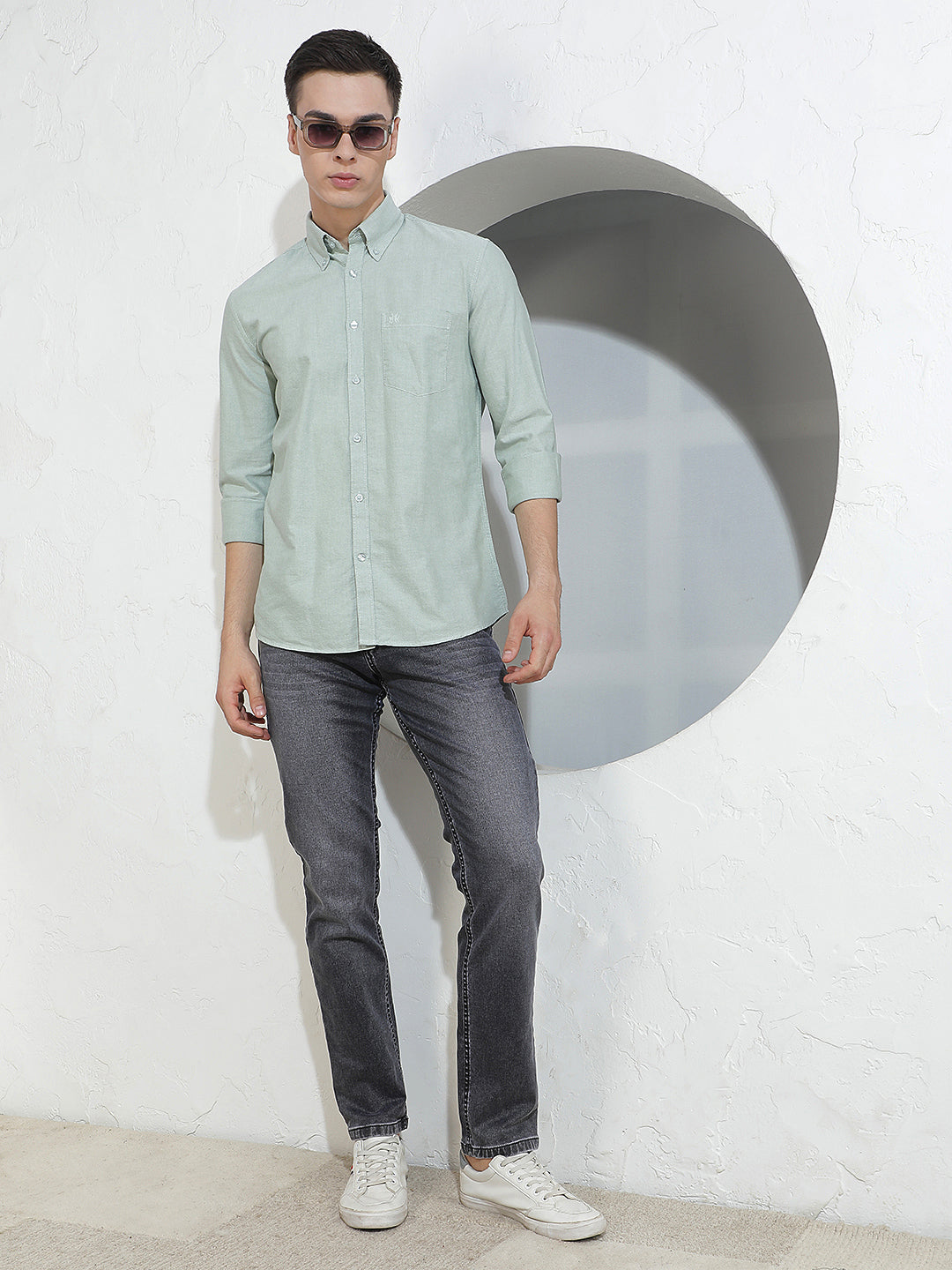 Green 100% Cotton Shirt