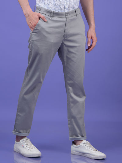 Clean Look Grey Trousers