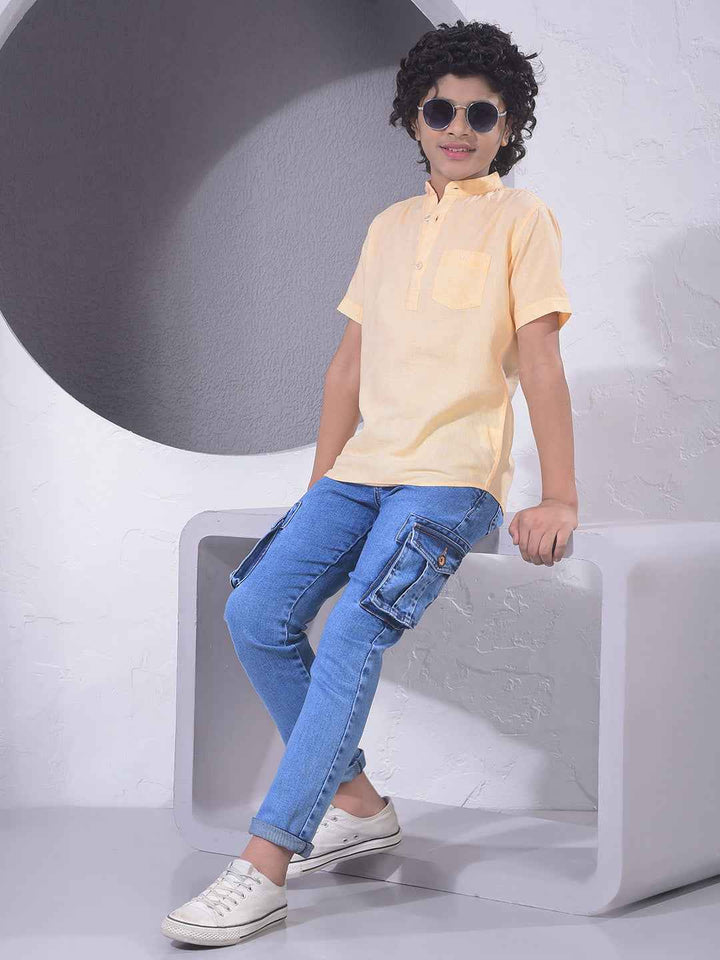 Deep Blue Urban Cargo Jeans