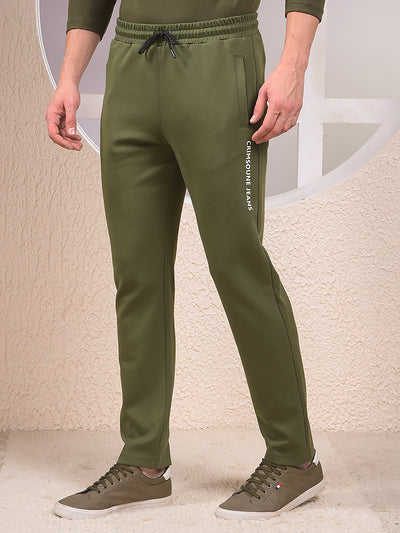 Olive Cotton Trackpants
