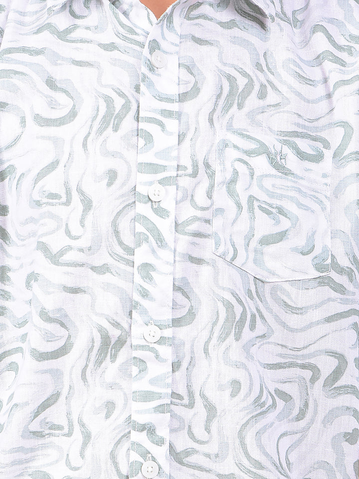 Tonedgreen Printed Shirt