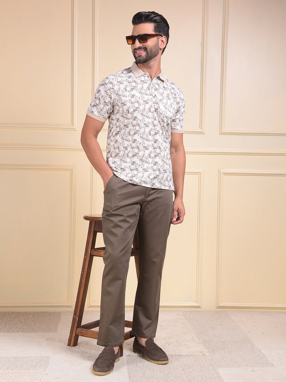 Olive Mist Slim Trousers