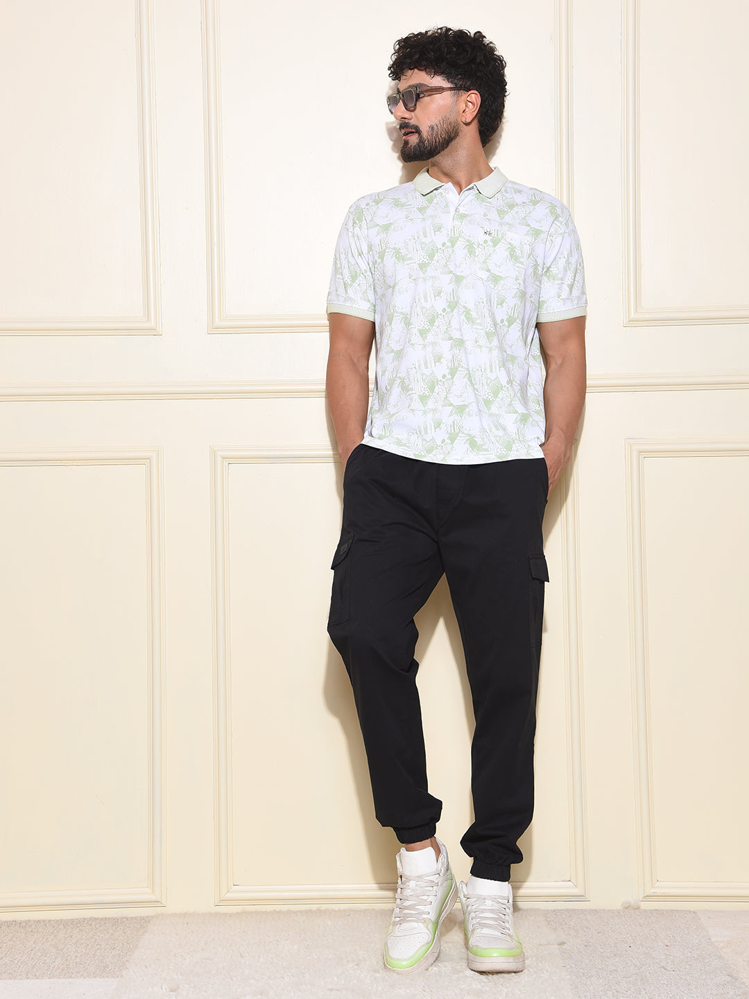 Chic Black Cargo Joggers