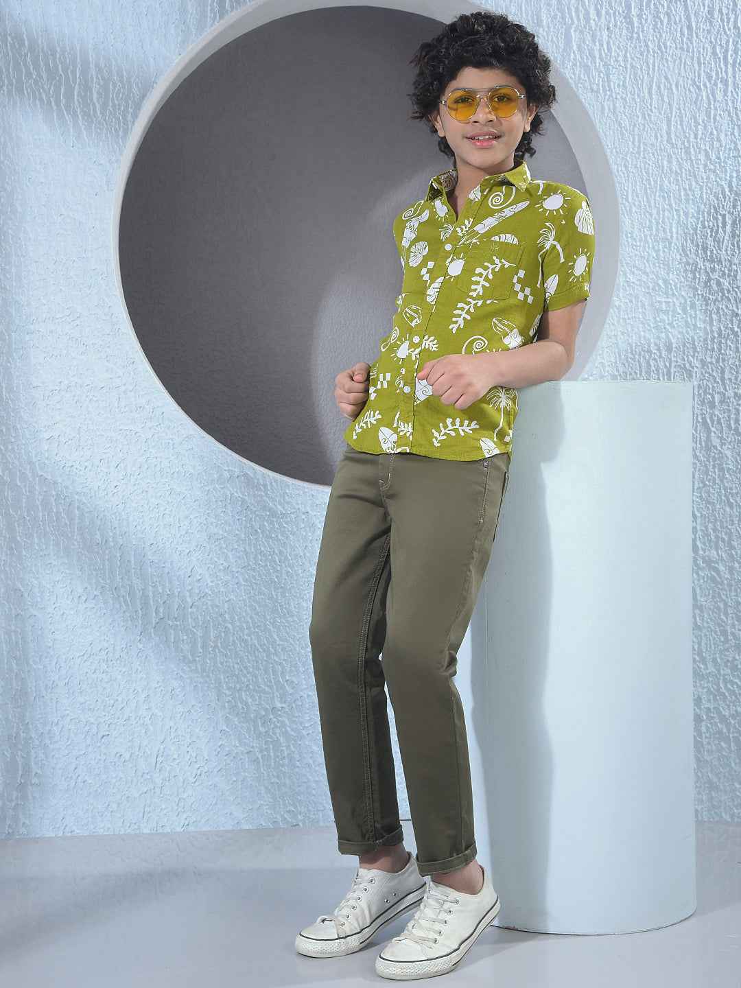 Olive Green Urban Pulse Jeans