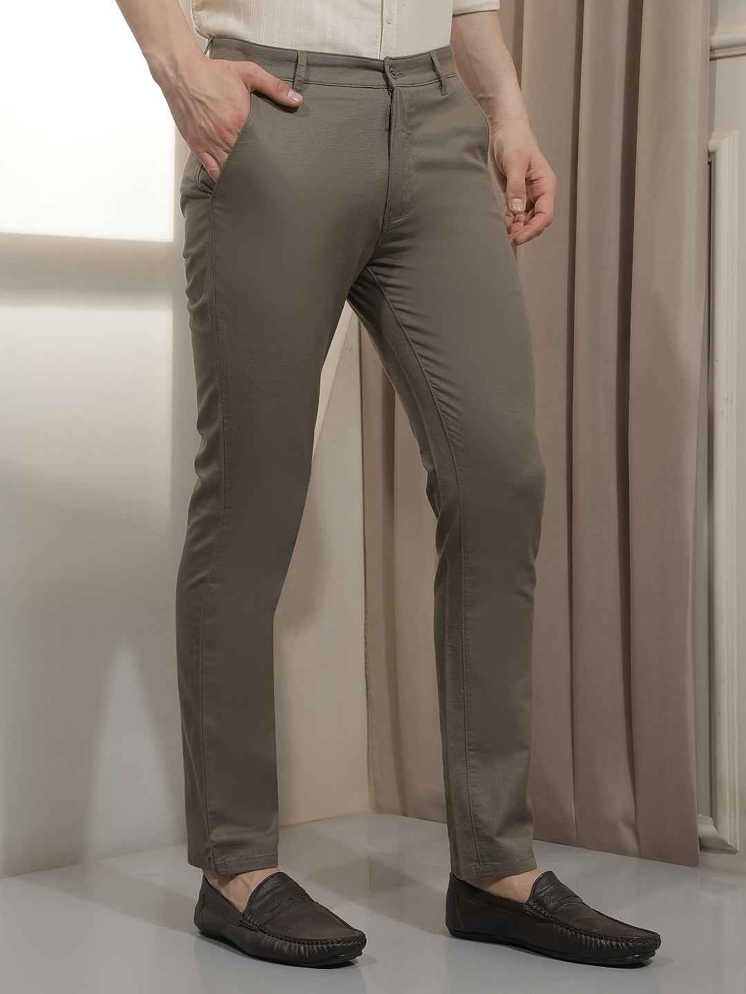 Earthy Olive Everyday Trousers