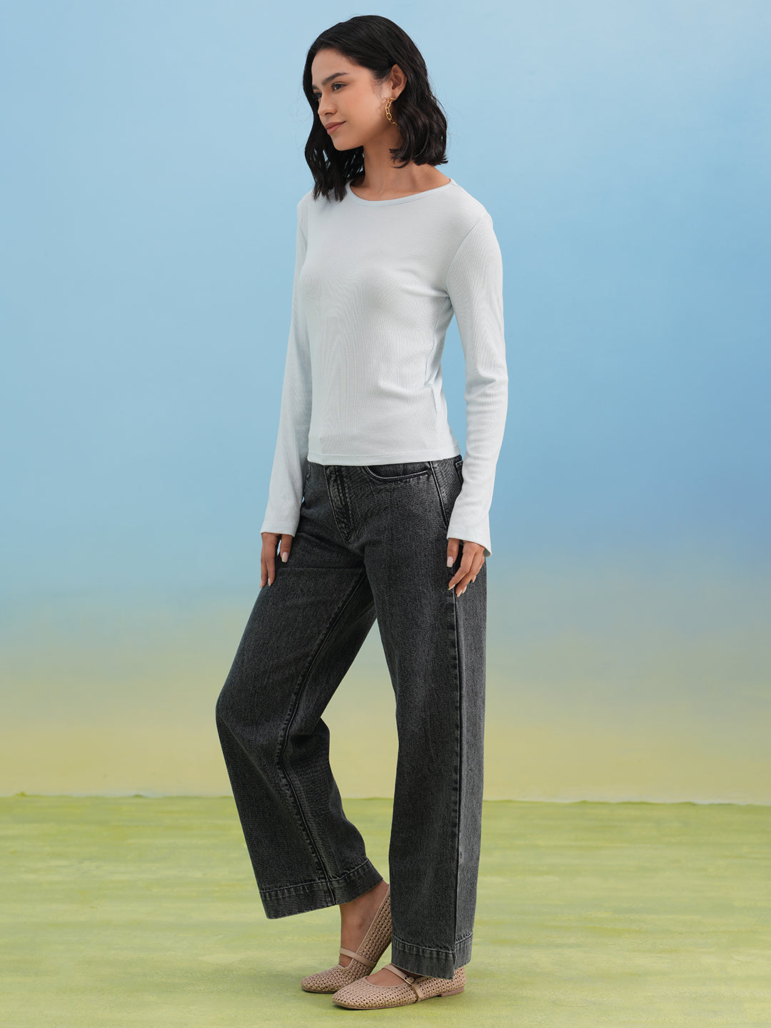 Cool Blue Everyday Wear Tee