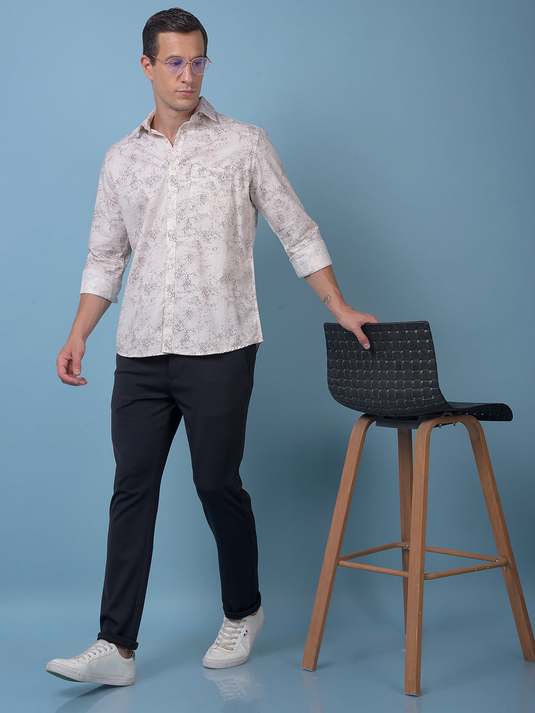 Pink Printed Shirt