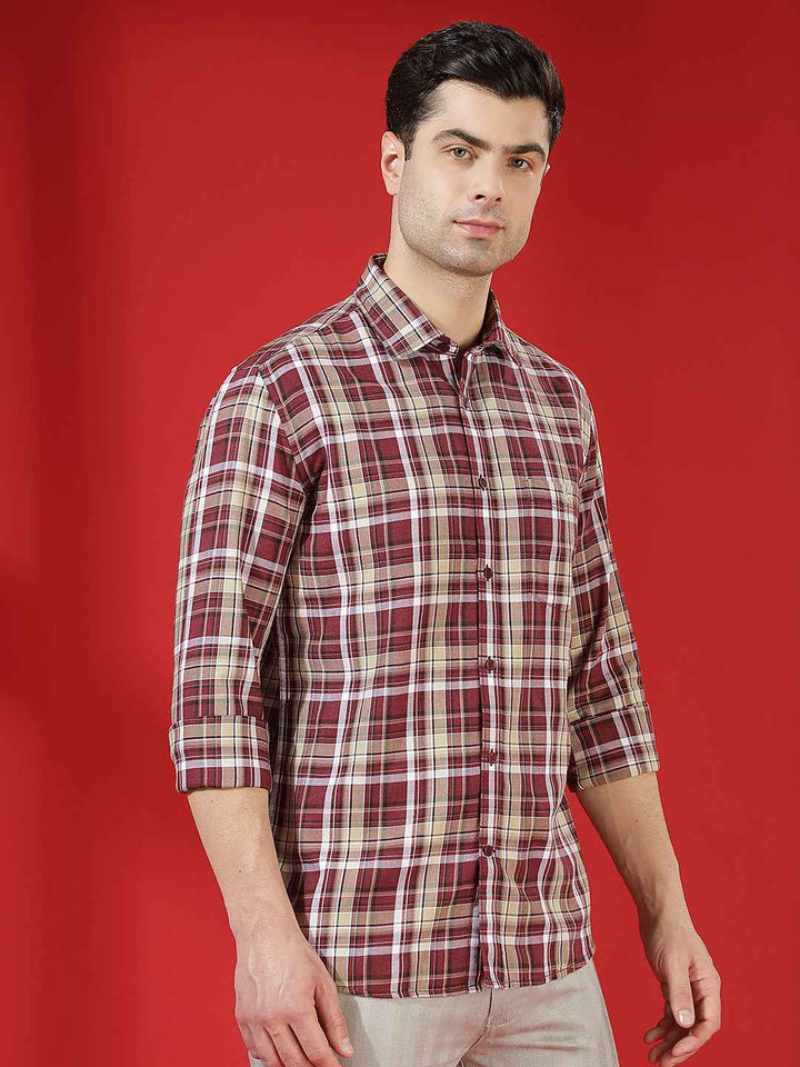 DashBrown Checked Shirt
