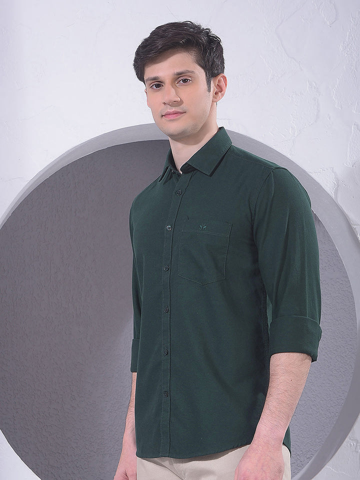 Green 100% Cotton Shirt