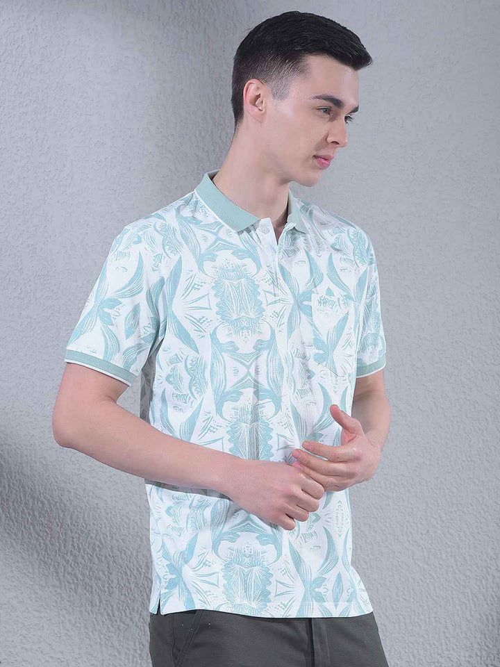 Green Printed T-Shirt