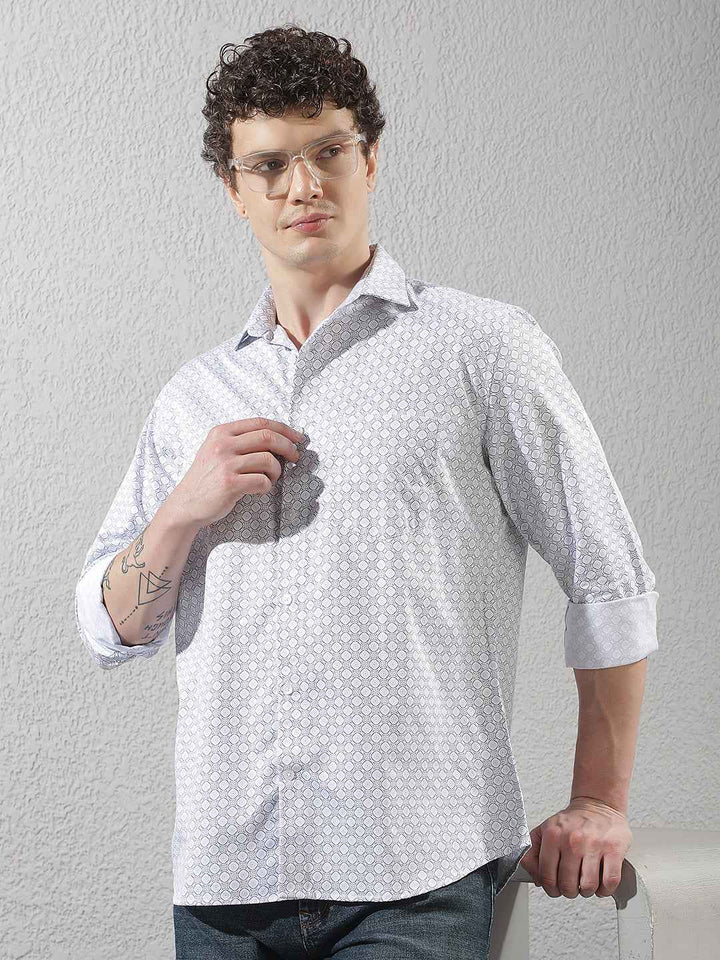 White Polka Dots Shirt