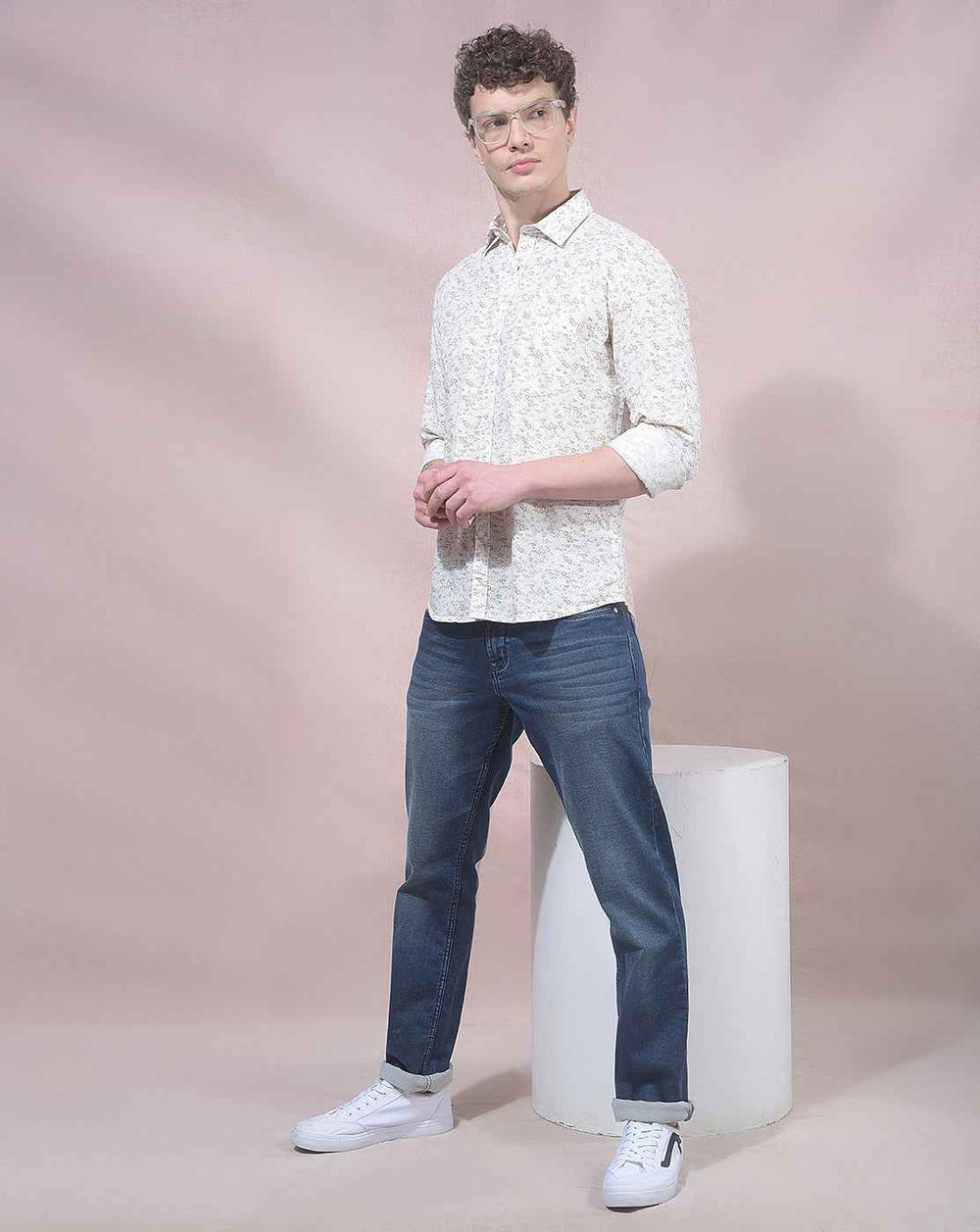 Blue Whisker Wash Jeans