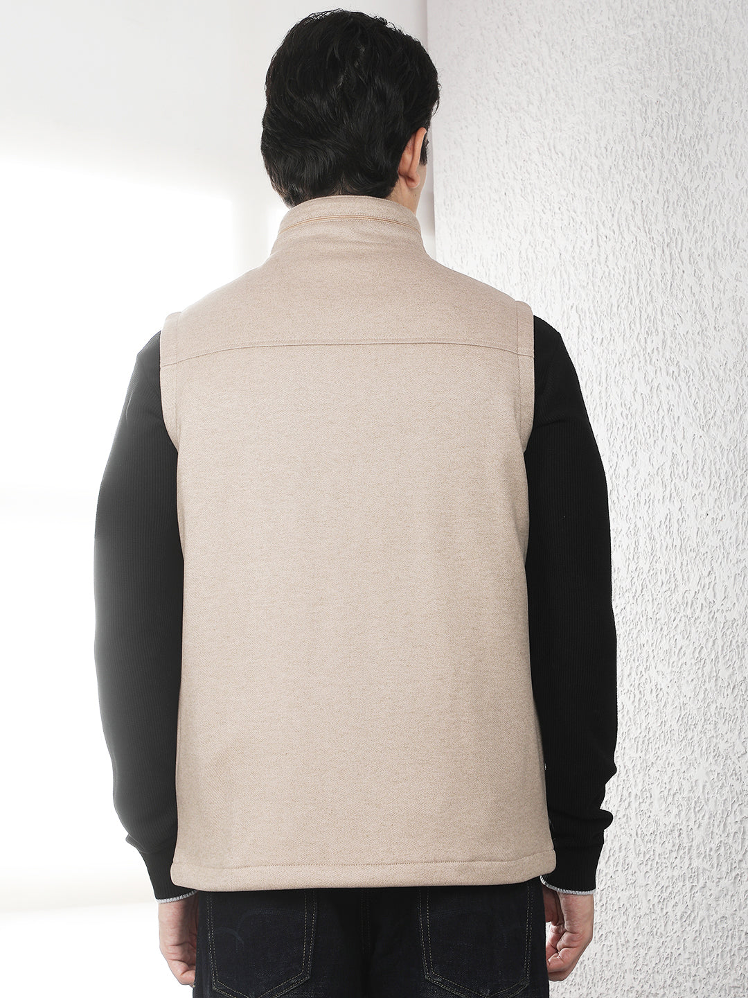 Essential Fawn Sleeveless Jacket